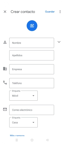 Pulsa Nombre e introduce el nombre deseado.