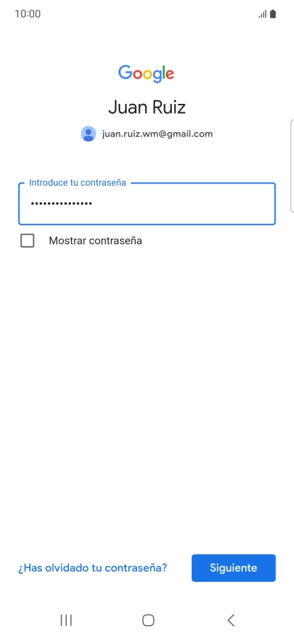 Pulsa Siguiente.