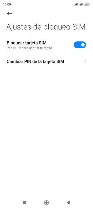 Pulsa el indicador junto a 