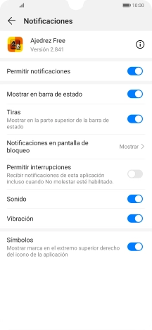 Pulsa el indicador junto a 