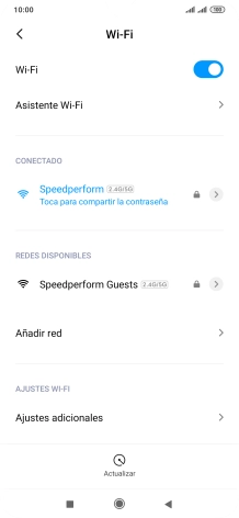 Pulsa la tecla de inicio para terminar y regresar a la pantalla de inicio.