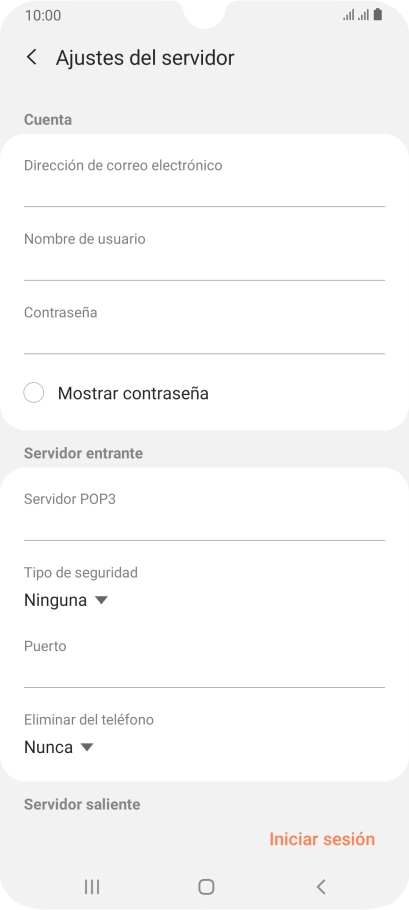 Pulsa en el campo bajo 