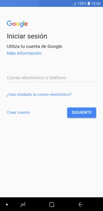 Si no tienes una cuenta de Google, pulsa Crear cuenta y sigue las indicaciones de la pantalla para ver cómo crear una cuenta nueva.