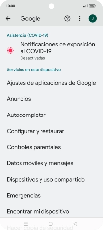 Pulsa Encontrar mi dispositivo.