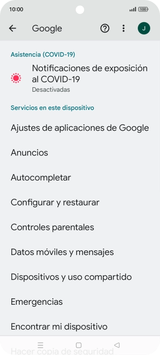 Pulsa Encontrar mi dispositivo.