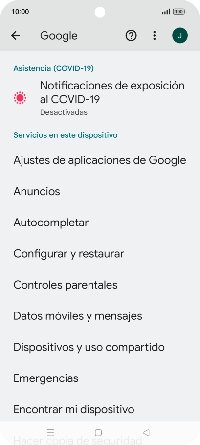 Pulsa Encontrar mi dispositivo.