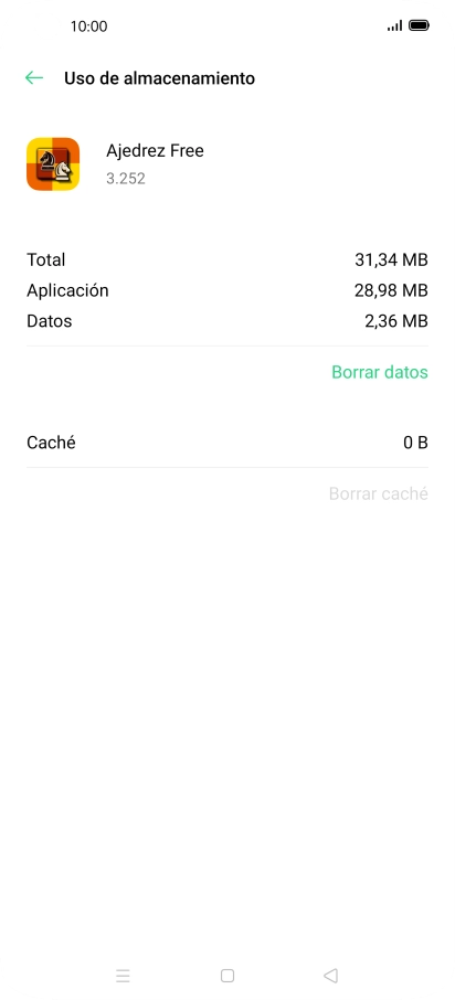 Pulsa la tecla de inicio para terminar y regresar a la pantalla de inicio.
