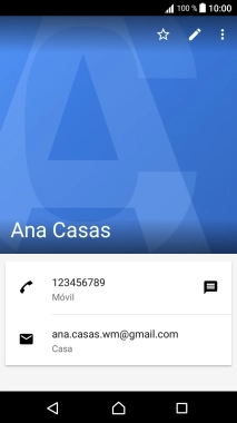 Pulsa el número de teléfono.