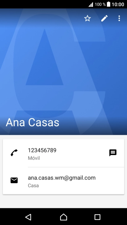 Pulsa el número de teléfono.