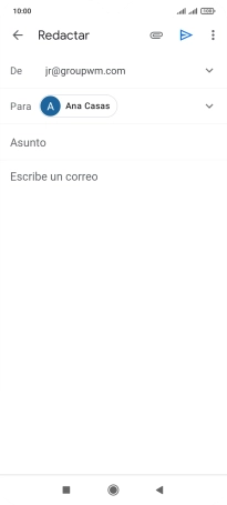 Pulsa Asunto e introduce el asunto deseado.