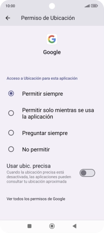 Pulsa el ajuste deseado.