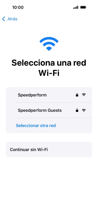 Pulsa la red wifi deseada.