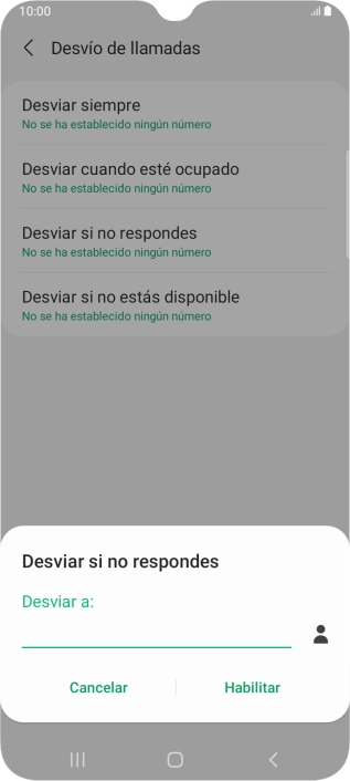 Introduce +34600132000 y pulsa Habilitar.