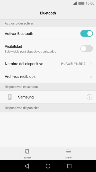 Pulsa la tecla de inicio para terminar y regresar a la pantalla de inicio.