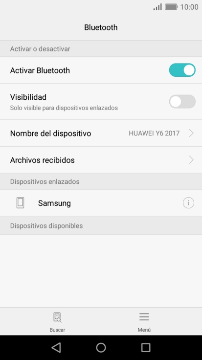 Pulsa la tecla de inicio para terminar y regresar a la pantalla de inicio.