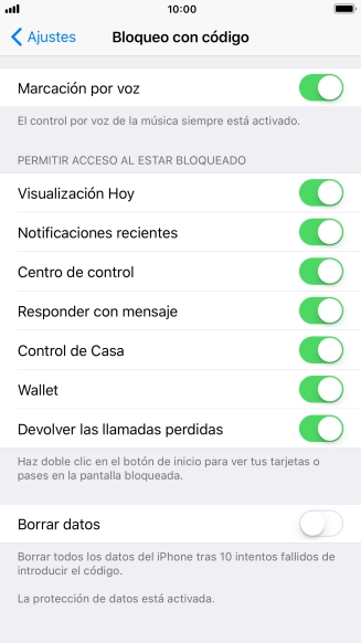 Pulsa el indicador junto a 