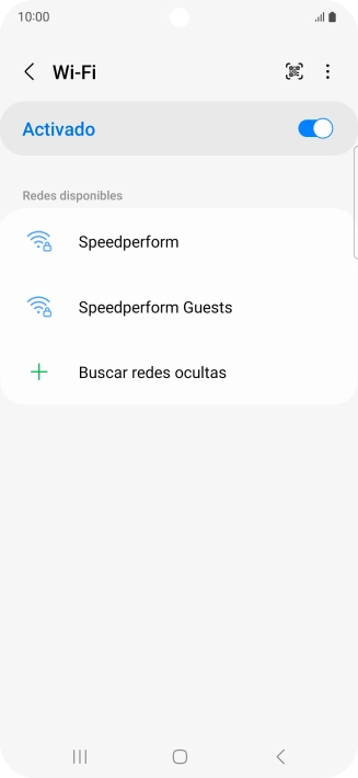Pulsa el icono de menú.