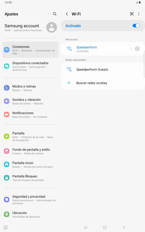 Pulsa la tecla de inicio para terminar y regresar a la pantalla de inicio.