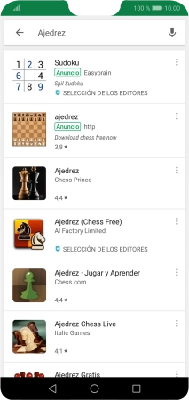 Pulsa la app deseada.