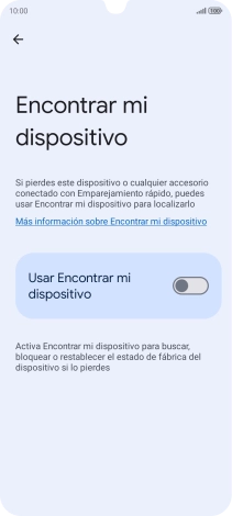 Pulsa el indicador junto a 