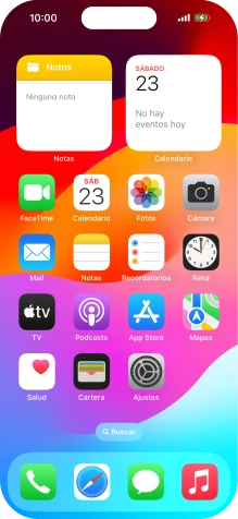 Cuando el icono de carga de batería aparece en la pantalla, el teléfono se está cargando.