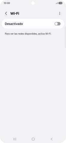 Pulsa el indicador para activar la función.