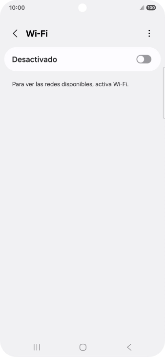 Pulsa el indicador para activar la función.