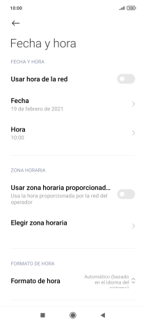 Pulsa el indicador junto a 