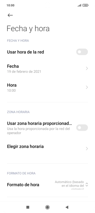 Pulsa el indicador junto a 