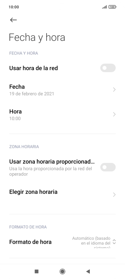 Pulsa el indicador junto a 