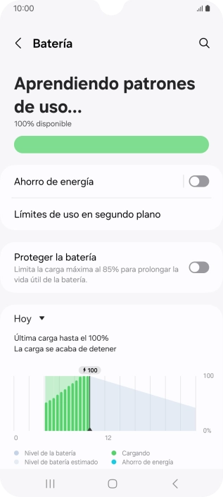 Pulsa Ahorro de energía.