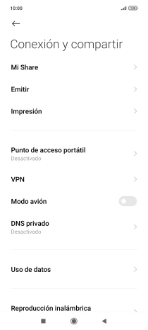 Pulsa Uso de datos.