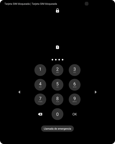 Si lo solicita el teléfono, introduce el código PIN y pulsa OK.
