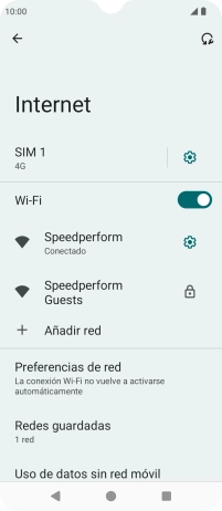 Pulsa la tecla de inicio para terminar y regresar a la pantalla de inicio.