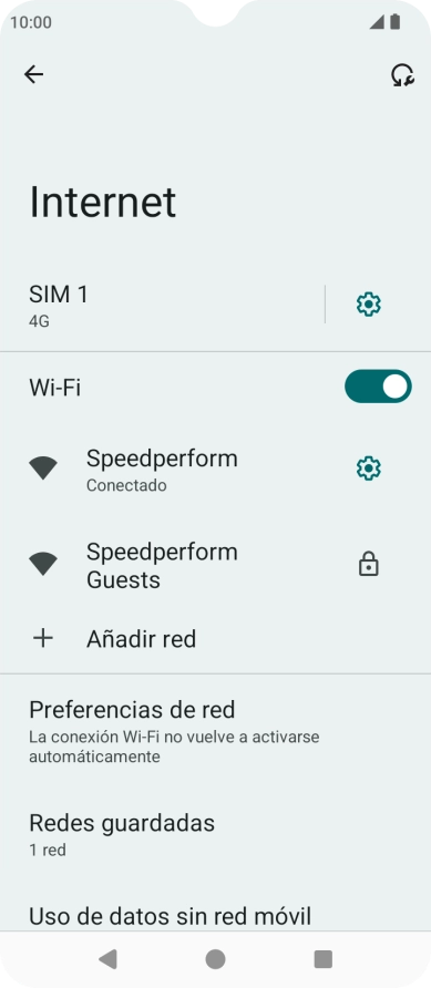 Pulsa la tecla de inicio para terminar y regresar a la pantalla de inicio.