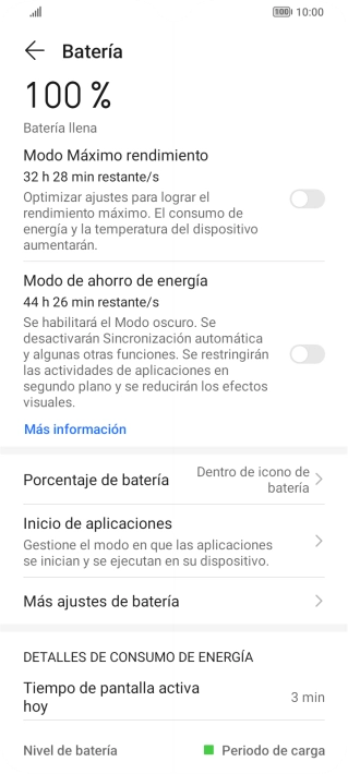 Pulsa el indicador junto a 