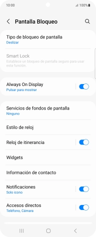 Pulsa Tipo de bloqueo de pantalla.