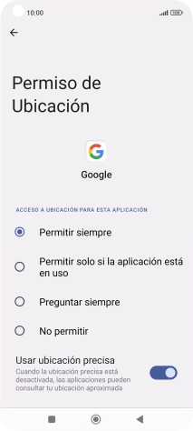 Pulsa el ajuste deseado.