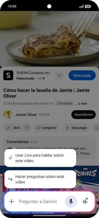 Pulsa Hacer preguntas sobre este vídeo.