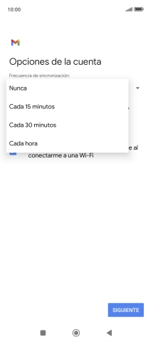 Pulsa el ajuste deseado.