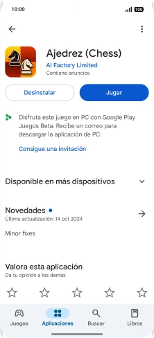 Pulsa Desinstalar.
