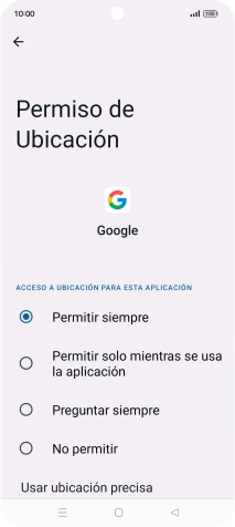 Pulsa el ajuste deseado.