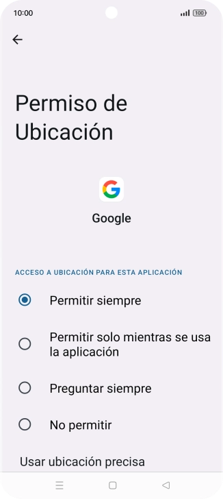 Pulsa el ajuste deseado.