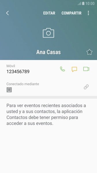 Pulsa la tecla de inicio para terminar y regresar a la pantalla de inicio.