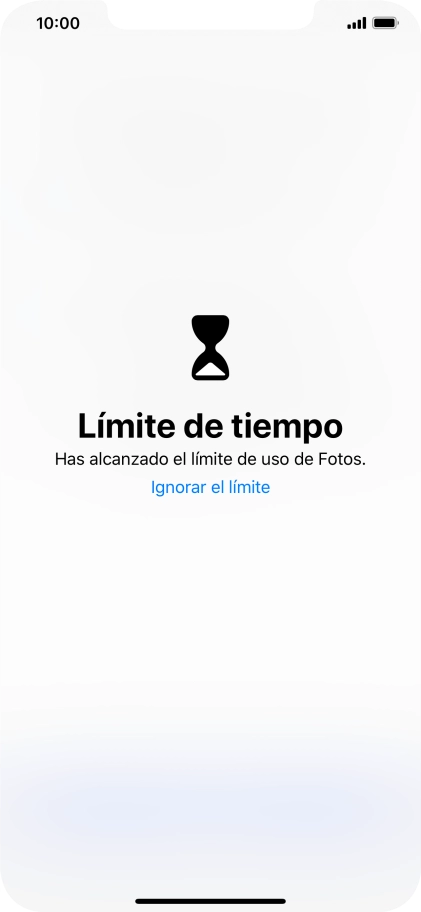 Pulsa Ignorar el límite.
