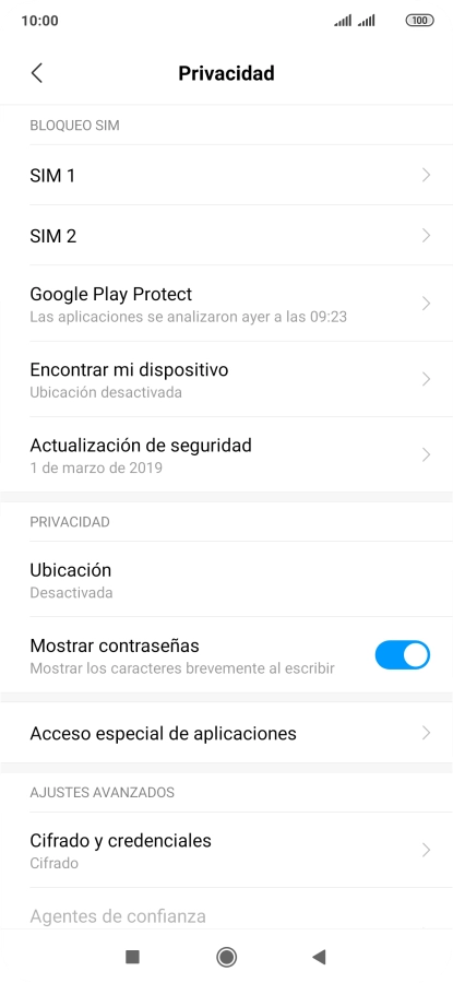 Pulsa Ubicación.