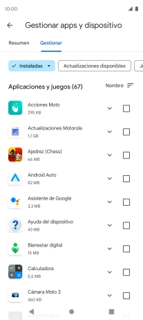 Pulsa la app deseada.