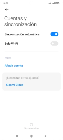 Pulsa Añadir cuenta.