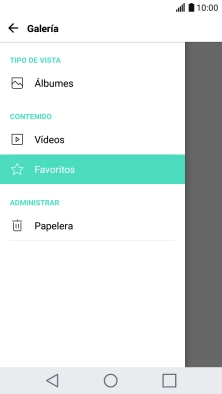 Pulsa Álbumes y desplázate a la carpeta deseada.