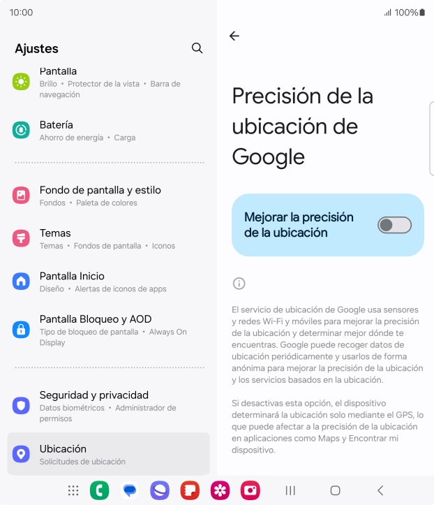 Si pulsas el indicador junto a 
